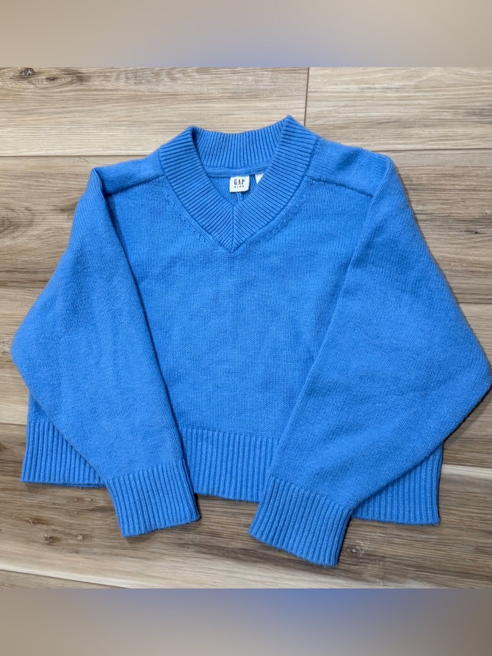 Gap Kids Blue Sweater V Neck Sz L 10